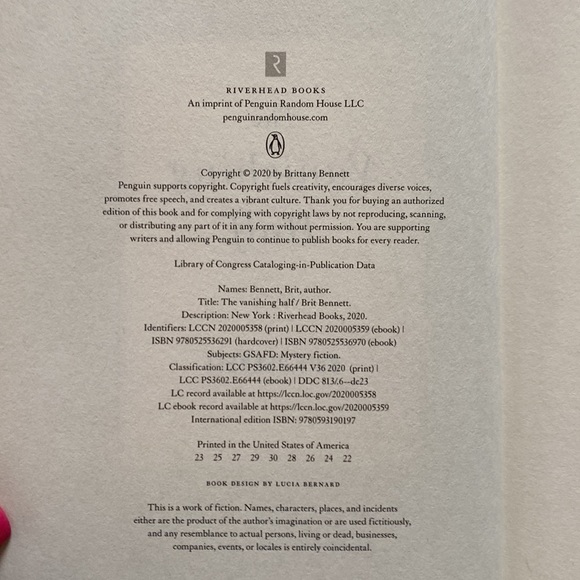 The Vanishing Half Hardcover Book by Brit Bennett - Picture 6 of 8